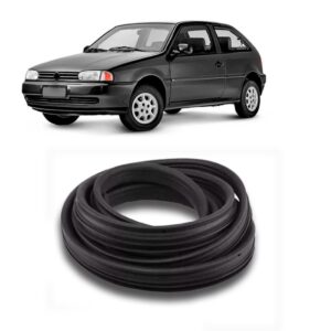 Guarnicao Portas Laterais Com Aba Cinza Escuro 3960mm Gol 95