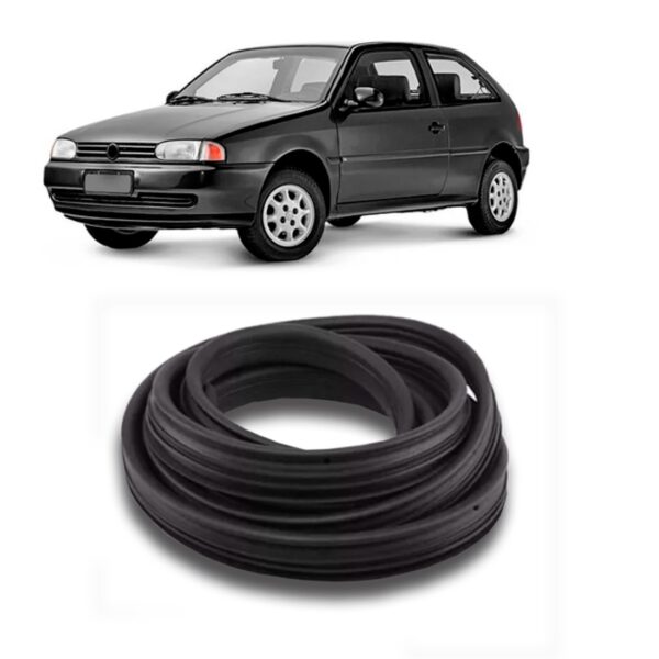 Guarnicao Portas Laterais Com Aba Cinza Escuro 3960mm Gol 95