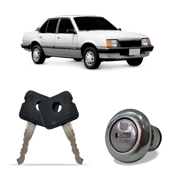 Cilindro Do Porta Malas C / Chaves Cromado Monza Ate 87 --