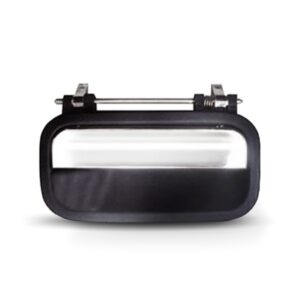 Maçaneta Ext Tras Dir Ou Esq S/furo P/chave Cromado Corsa Preto