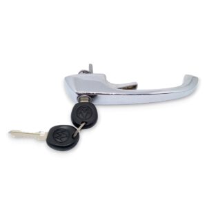 Macaneta Ext Porta Diant C/chave Crom. Kombi Clipper /97 -- Cromada