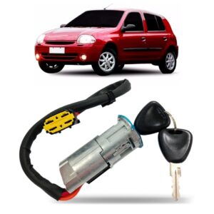 Cilindro De Ignicao Com Chave E Trava Clio 99 Em Diante