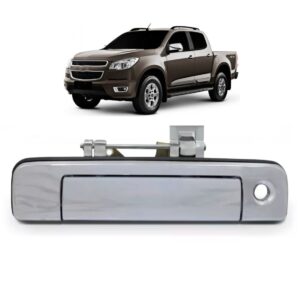 Macaneta Tampa Traseira Cromado S10 13 Em Diante --