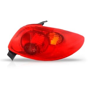 Lanterna Traseira Peugeot 206 2004 A 2006 Lente Em Acrílico Lado Direito