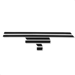 Friso Lateral Gol Cl 1987 88 89 90 91 92 93 1994 6pcs Preto - Preto