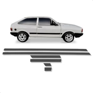 Friso Lateral Gol Cl 1987 Até 1994 6pcs Cinza Escuro Cinza-escuro