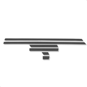 Friso Lateral Gol Cl 1987 Até 1994 6pcs Cinza Escuro Cinza-escuro