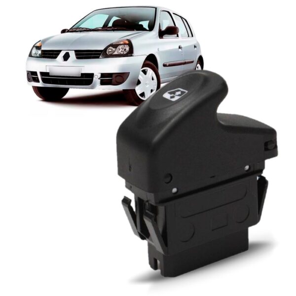 Interruptor Vidro Eletrico Clio 2003 A 2011 Le 5 Pinos