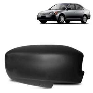 Capa Retrovisor Civic 2001 02 03 04 05 2006 Preto Sem Furo Lado Direito