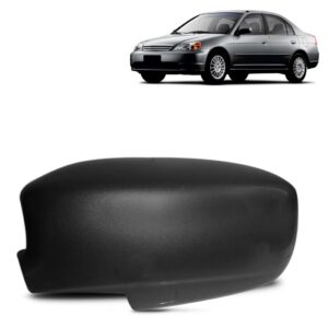 Capa Retrovisor Civic 2001 02 03 04 05 2006 Preto Sem Furo Lado Esquerdo