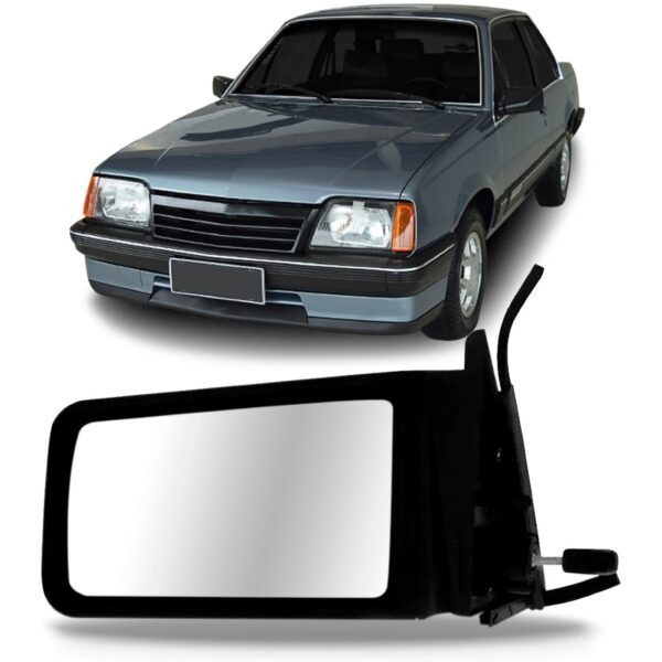Retrovisor Monza 1985 1986 1987 1988 1990 Com Controle Lado Esquerdo