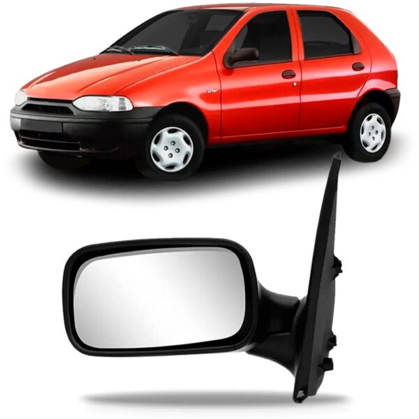 Retrovisor Palio 4 Portas 1996 1997 98 99 2000 Sem Controle Lado Esquerdo
