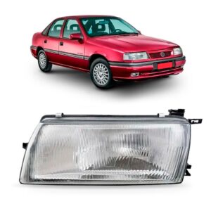 Farol Para Vectra 94 95 96 Foco Simples Lente Lisa 1ª Linha Esquerdo/motorista