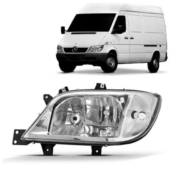 Farol Sprinter 03 2004 2005 2006 A 2011 S/ Auxiliar 1ª Linha Direito/passageiro