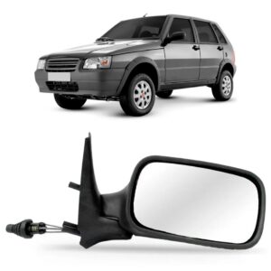 Retrovisor Uno Fire 2 Portas 2005 06 07/2010 Com Controle Lado Direito