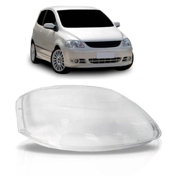Lente Farol Fox 2003 2004 2005 2006 2007 Foco Simples Lado Direito