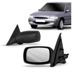 Retrovisor Escort 1997 1998 1999 2000 2001 2002 Com Controle Lado Esquerdo