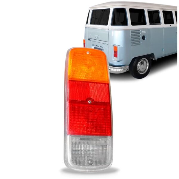 Lente Sinaleira Traseira Kombi 1975 76 77 78 79/2009 Âmbar Ambar