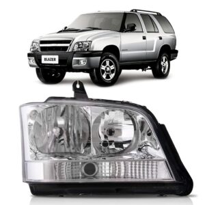 Farol S10 Blazer 2001 02 03 04 05 06 07/2011 Seta Cristal Lado Direito