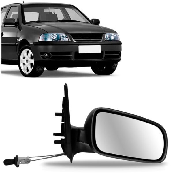 Retrovisor Gol G3 4 Portas 1999 2000 01 02 2003 Com Controle Lado Direito