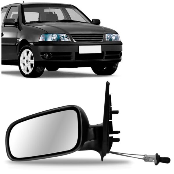 Retrovisor Gol G3 4 Portas 1999 2000 01 02 2003 Com Controle Lado Esquerdo