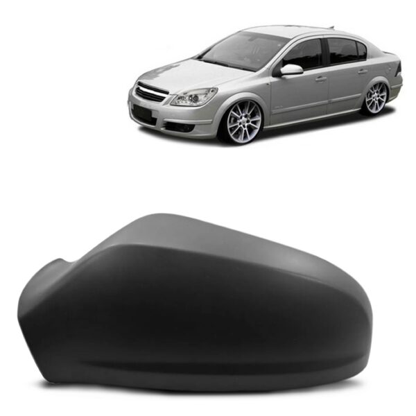 Capa Retrovisor Vectra 2006 2007 2008 Preto Liso Sem Furo  Lado Esquerdo