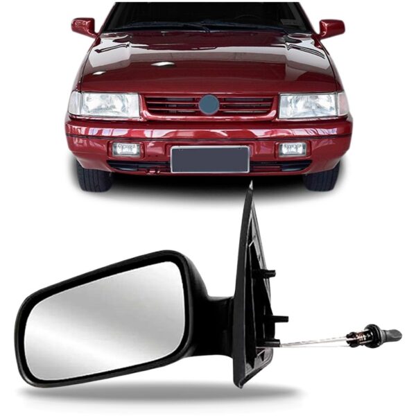 Retrovisor Santana 2 E 4 Portas 1998 99 A 2006 Com Controle Lado Esquerdo