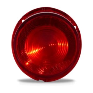 Lente Lanterna Traseira Opala 1970 A 1979 Sem Ré Plástico Lado Direito