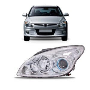 Farol I30 2008 A 2011 Cromado 1ª Linha Esquerdo/motorista