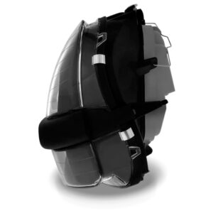 Farol Fiat Doblo 2002 A 2009 Fumê Com Auxiliar Modelo Origin Lado Esquerdo