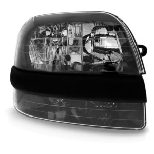 Farol Fiat Doblo 2002 A 2009 Fumê Com Auxiliar Modelo Origin Lado Direito