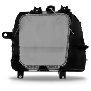 Farol Fiat Doblo 2002 A 2009 Fumê Com Auxiliar Modelo Origin Lado Direito