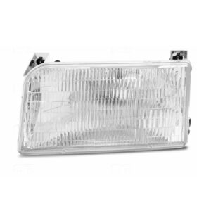 Farol Ford F1000 1996 1997 1998 Foco Simples Mascara Cromada Lado Direito