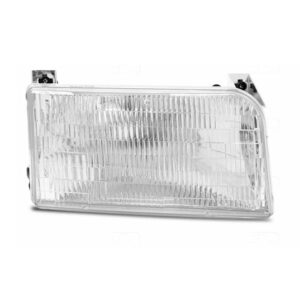 Farol Ford F1000 1996 1997 1998 Foco Simples Mascara Cromada Lado Direito