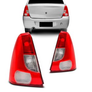 Lanterna Traseira Logan 2007 2008 2009 2010 Novo 1ª Linha Direito Bicolor