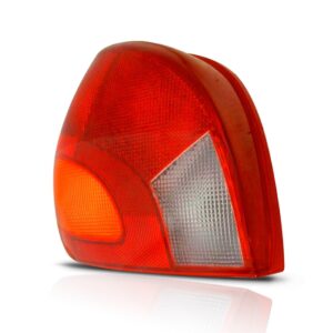 Lanterna Traseira Fiesta 1996 1997 1998 1999 A 2002 1ª Linha Esquerdo Vermelho/bicolor