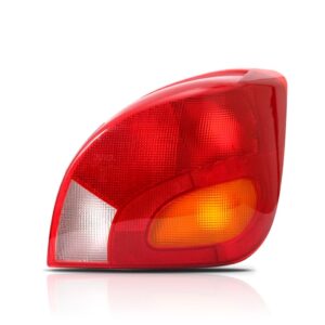 Lanterna Traseira Fiesta 1996 1997 1998 1999 A 2002 1ª Linha Esquerdo Vermelho/bicolor