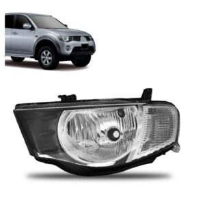 Farol Triton 07 08 09 10 11 12 Sinaleira Cristal 1ª Linha Esquerdo/motorista