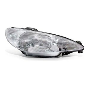 Farol Peugeot 206 99 00 01 02 03 Raiado C/garantia 1ª Linha Direito/passageiro