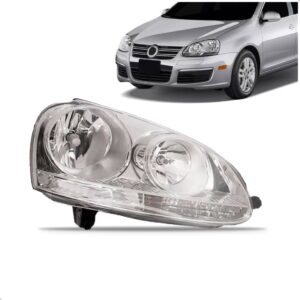 Farol Jetta 2007 2008 2009 Cromado 1ª Linha Direito/passageiro