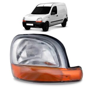 Farol Kangoo 1998 1999 00 01 02 03 A 08 Pisca Ambar 1ª Linha - Direito/passageiro