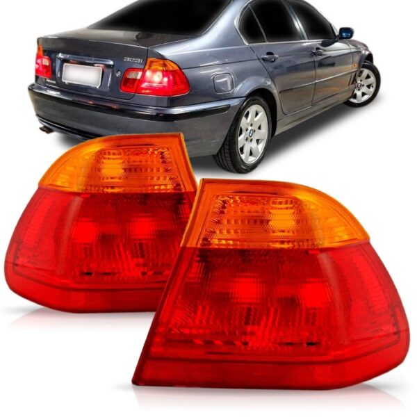 Sinaleira Traseira Para Bmw Serie 3 1998 99 2000 2001 Ambar Lado Esquerdo