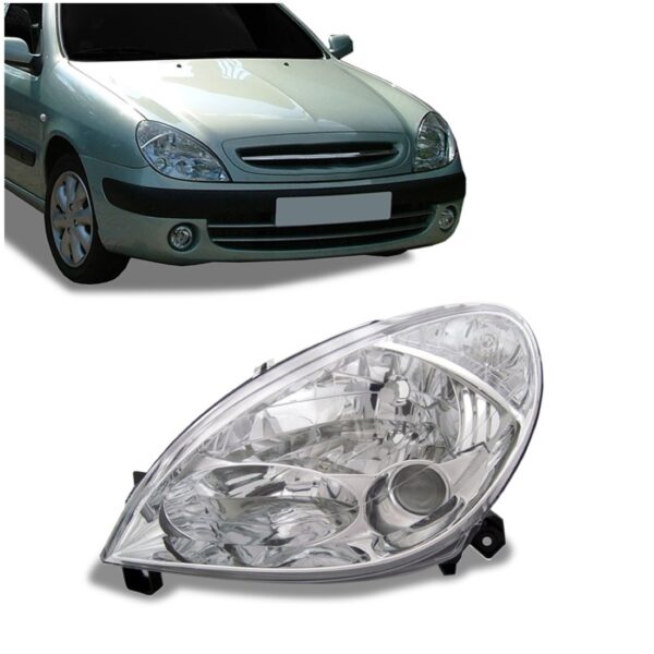Farol Citroen Xsara Ano 2001 2002 2003 04 2005 2006 1ª Linha - Esquerdo/motorista