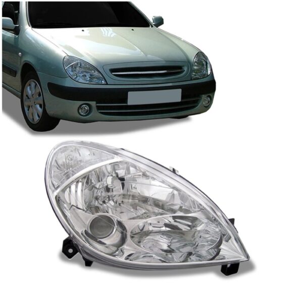 Farol Citroen Xsara Ano 2001 2002 2003 04 2005 2006 1ª Linha - Direito/passageiro
