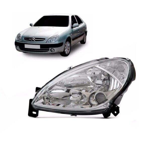 Farol Para Citroen Xsara 01 02 03 2004 Sem Auxiliar 1ª Linha - Esquerdo/motorista