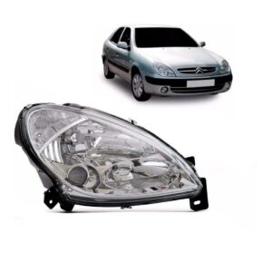 Farol Para Citroen Xsara 01 02 03 2004 Sem Auxiliar 1ª Linha - Direito/passageiro