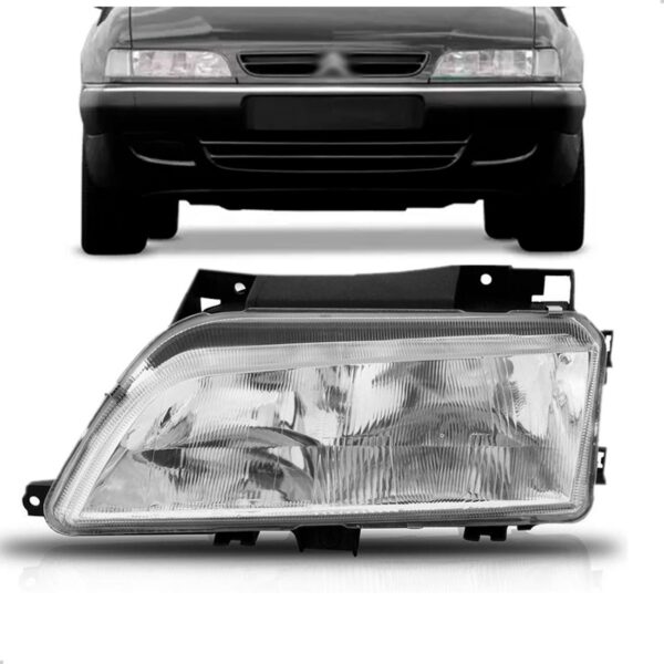 Farol Citroen Xantia 1998 1999 2000 Cromado Lado Esquerdo