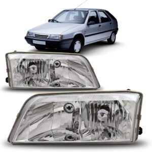 Farol Compatível Com Citroën Zx Anos 1991 A 1997 Foco Duplo Lado Esquerdo