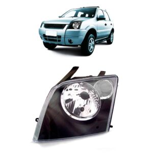 Farol Ecosport 03 2004 2005 2006 2007 Pisca Cristal 1ª Linha - Esquerdo/motorista