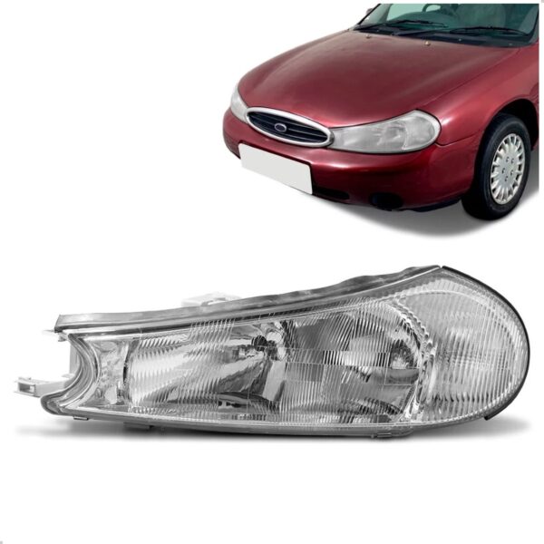 Farol Mondeo 1997 1998 1999 2000 2001 2002 Eletrico 1ª Linha Esquerdo/motorista